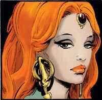 Red Sonja as drawn by Esteban Maroto and Neal Adams for her first solo story in The Savage Sword of Conan #1. Colored by José Villarrubia for "The Adventures of Red Sonja" #1